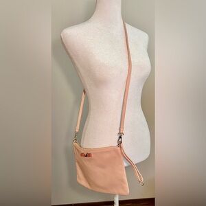 Furla Pink Leather Crossbody Bag